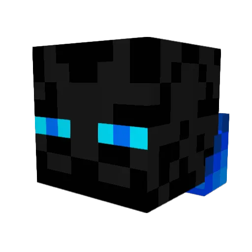 Nikitonych Minecraft avatar head, 3D render