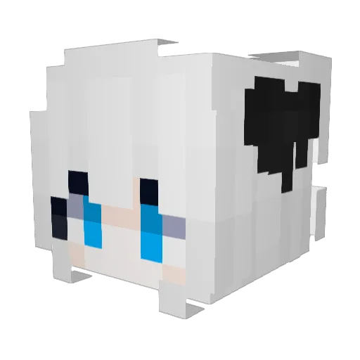 Nikka6910 Minecraft avatar head, 3D render