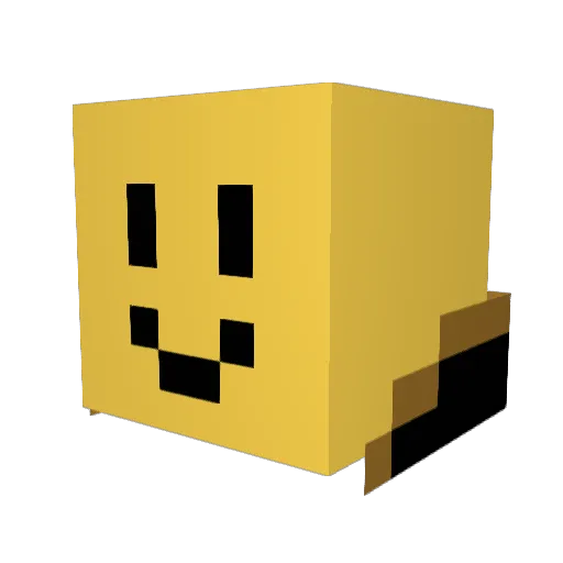 NikkeTon Minecraft avatar head, 3D render