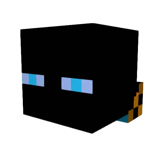 Nikkelimat Minecraft avatar head, 3D render