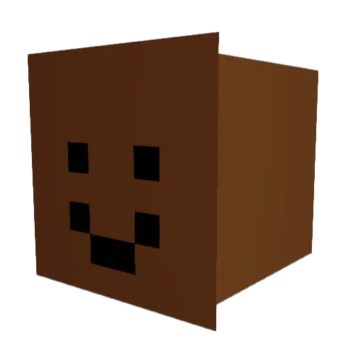 Nikkerlas Minecraft avatar head, 3D render