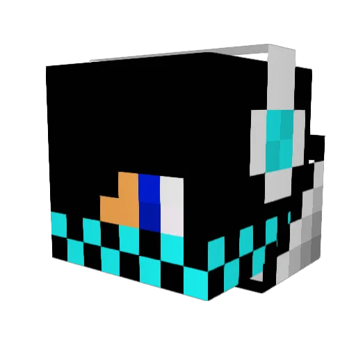 NikkiHoy14 Minecraft avatar head, 3D render