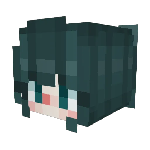 Nikki_9425 Minecraft avatar head, 3D render