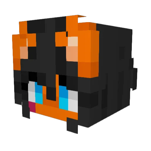 Nikki_The_Cat32 Minecraft avatar head, 3D render