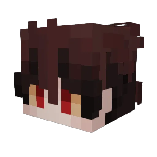 NiklMe Minecraft avatar head, 3D render