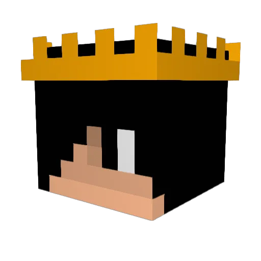 Niklas526 Minecraft avatar head, 3D render