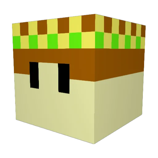 NiklasLetsProtel Minecraft avatar head, 3D render