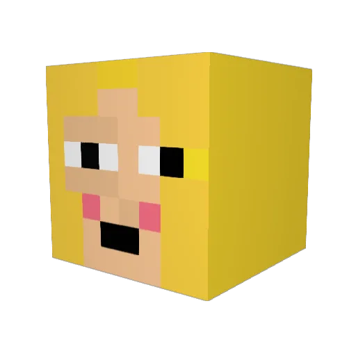 Niklas_1__ Minecraft avatar head, 3D render