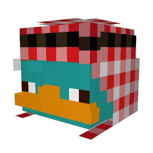 Niklasduweeeisst Minecraft avatar head, 3D render