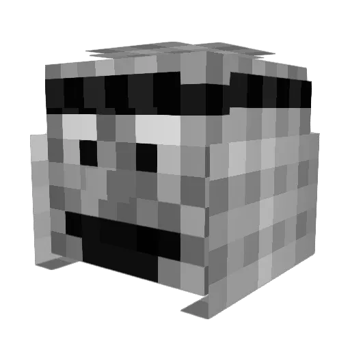 Niko2202 Minecraft avatar head, 3D render