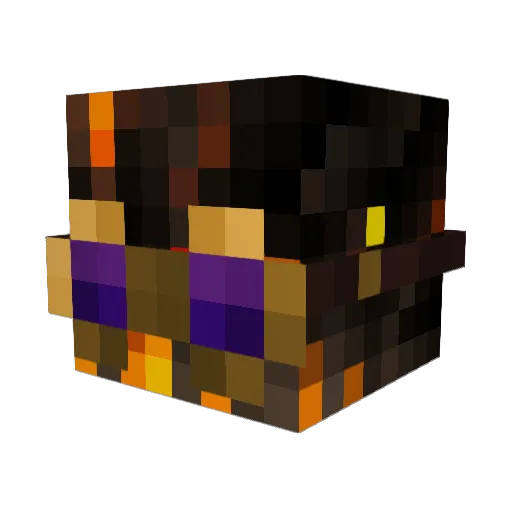 NikoElGamer Minecraft avatar head, 3D render