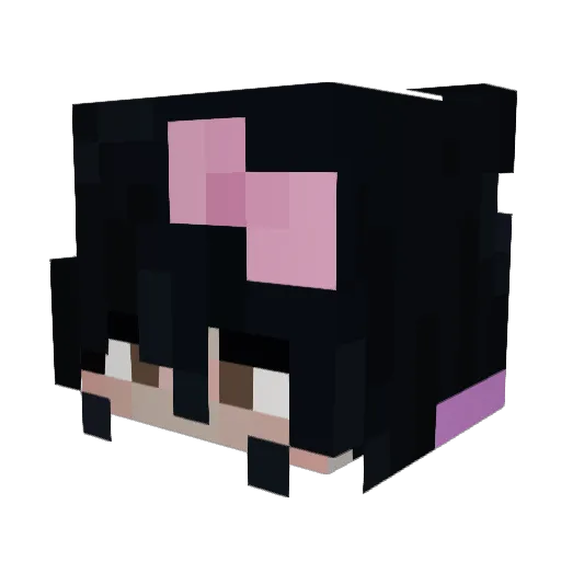 NikoFromNowhere Minecraft avatar head, 3D render