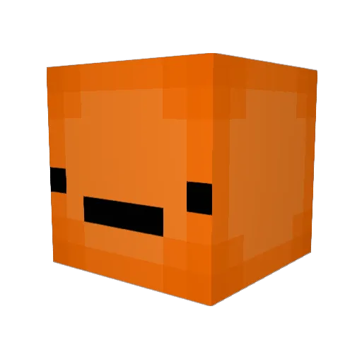 NikoNeymar Minecraft avatar head, 3D render