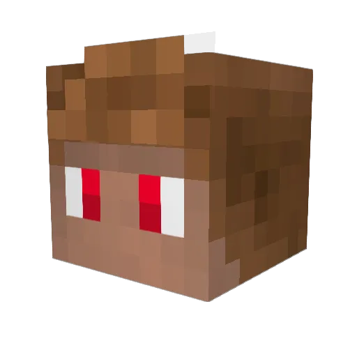 NikoStar_87 Minecraft avatar head, 3D render