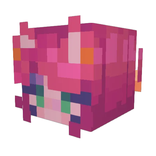 NikoVT Minecraft avatar head, 3D render