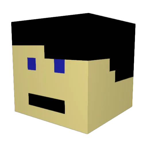 Niko__Ha Minecraft avatar head, 3D render