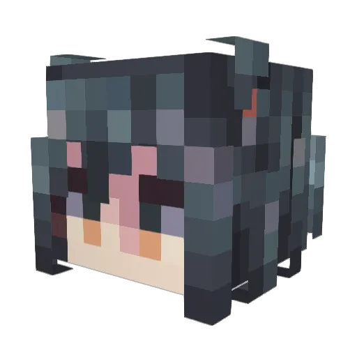 Niko__Yu Minecraft avatar head, 3D render