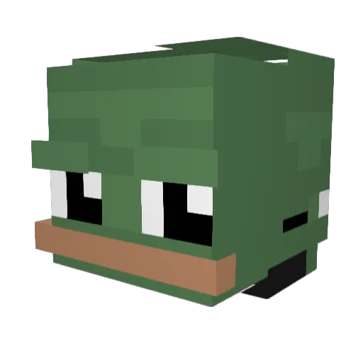 Nikodemus1911 Minecraft avatar head, 3D render