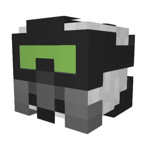 Nikofj Minecraft avatar head, 3D render