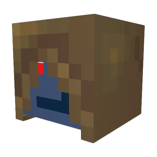 Nikogame04 Minecraft avatar head, 3D render