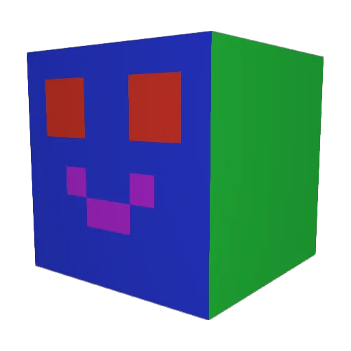 NikolaDiamond15 Minecraft avatar head, 3D render
