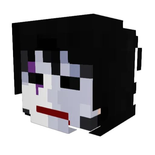 NikolaM666 Minecraft avatar head, 3D render