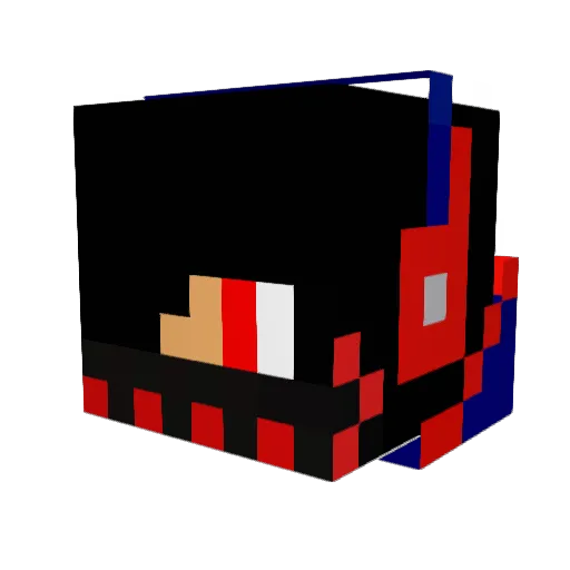 Nikolai0801 Minecraft avatar head, 3D render
