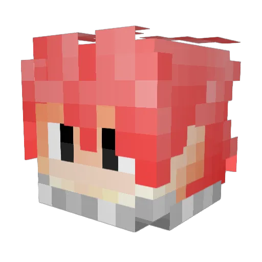 Nikolai27 Minecraft avatar head, 3D render