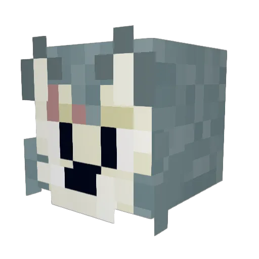 Nikolai_Tovski Minecraft avatar head, 3D render