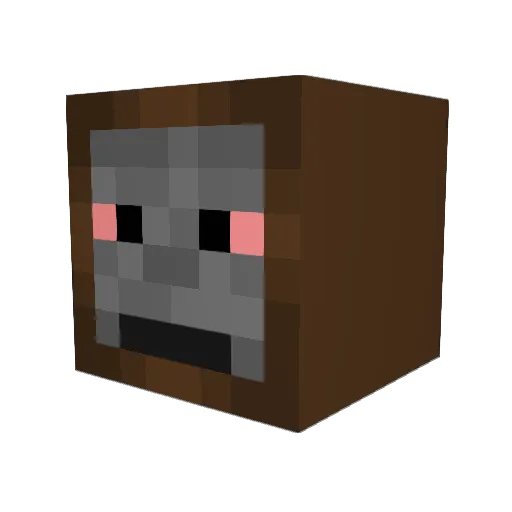 NikolajSvane Minecraft avatar head, 3D render