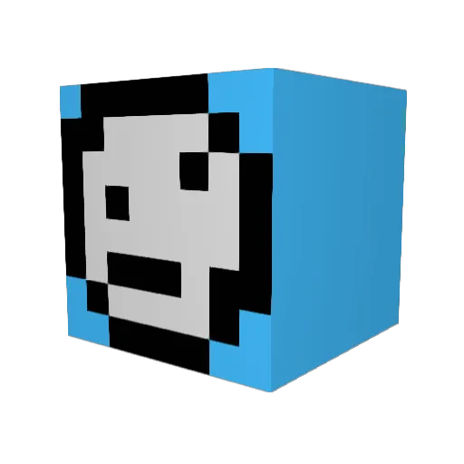 Nikolaj_O Minecraft avatar head, 3D render