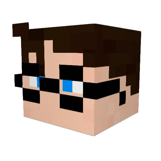Nikolaj_Russia Minecraft avatar head, 3D render