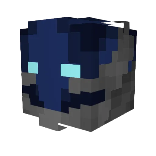 NikolasC214 Minecraft avatar head, 3D render