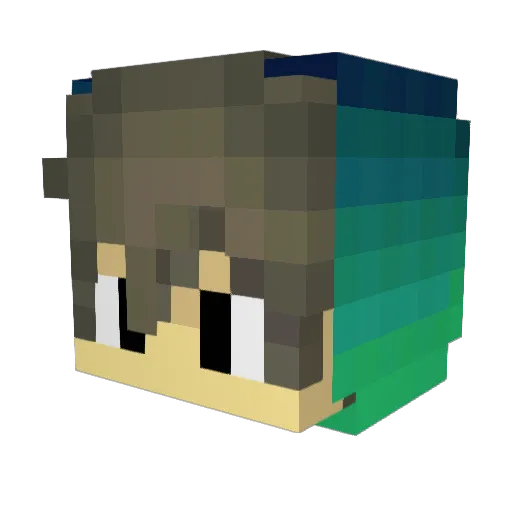 Nikolay06061985 Minecraft avatar head, 3D render