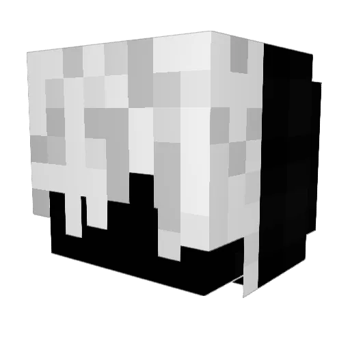 Nikolic03 Minecraft avatar head, 3D render