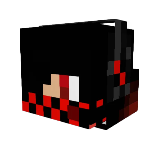 NikolozK Minecraft avatar head, 3D render