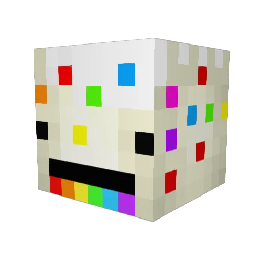 NikooJay Minecraft avatar head, 3D render