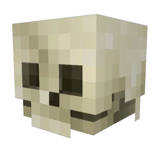 NikopeddY Minecraft avatar head, 3D render
