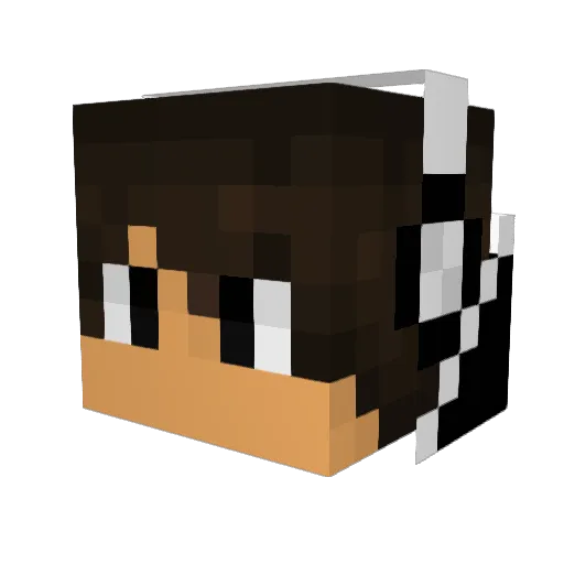 Nikos1908 Minecraft avatar head, 3D render