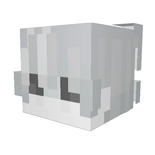 Nikosowy Minecraft avatar head, 3D render