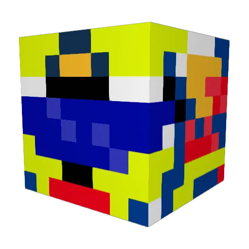 Nikossz10 Minecraft avatar head, 3D render