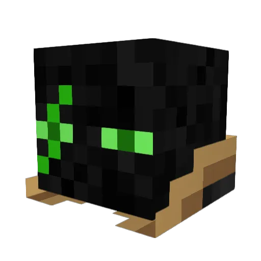 Nikou21 Minecraft avatar head, 3D render