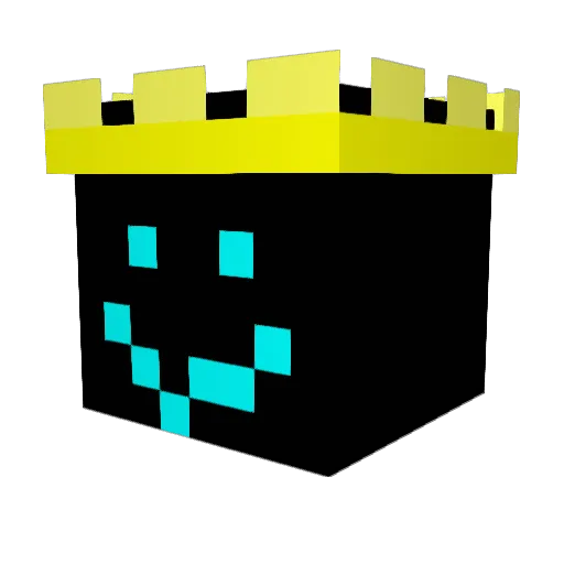 Nikschu Minecraft avatar head, 3D render
