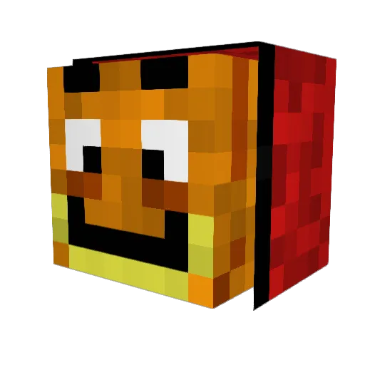 Niktheminecraft Minecraft avatar head, 3D render