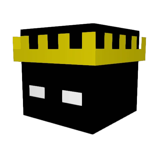 Nikto220 Minecraft avatar head, 3D render