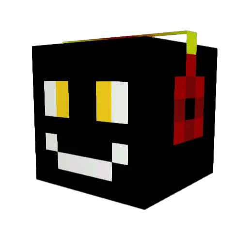 Niku_J Minecraft avatar head, 3D render