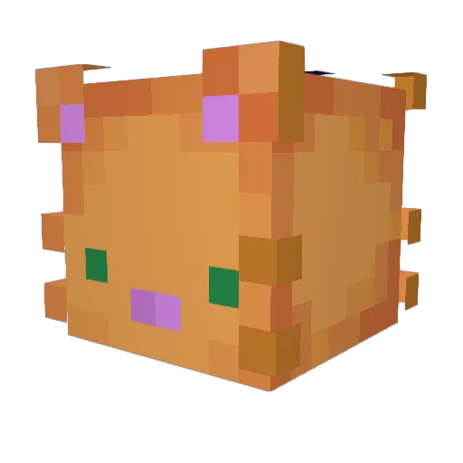 Nikushimi_313 Minecraft avatar head, 3D render