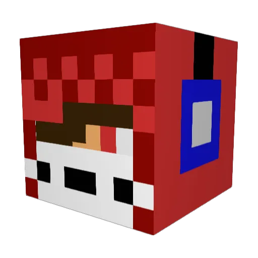 Nikwood99 Minecraft avatar head, 3D render