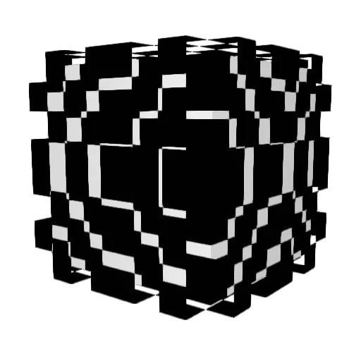 Nikysh Minecraft avatar head, 3D render