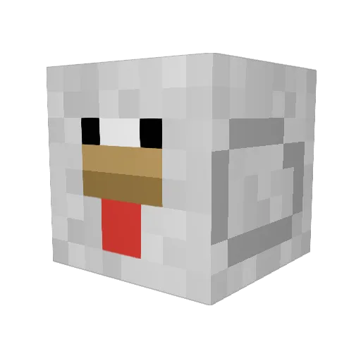 NileTheKid Minecraft avatar head, 3D render